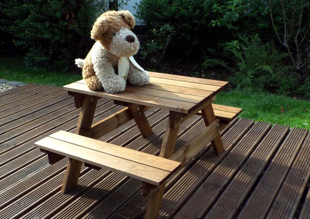 Kids Picnic Garden Table Gold by Charles Taylor Trading