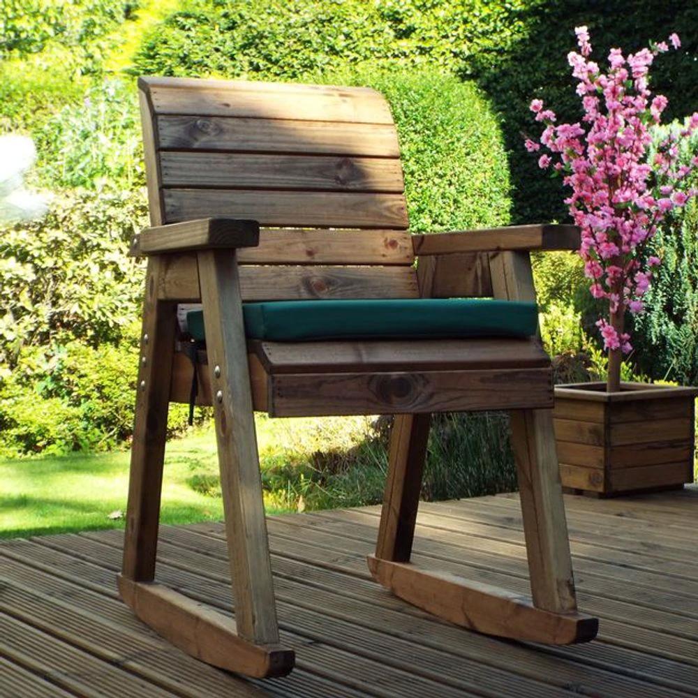 Garden Chair Rocker Free Standing by Charles Taylor Trading