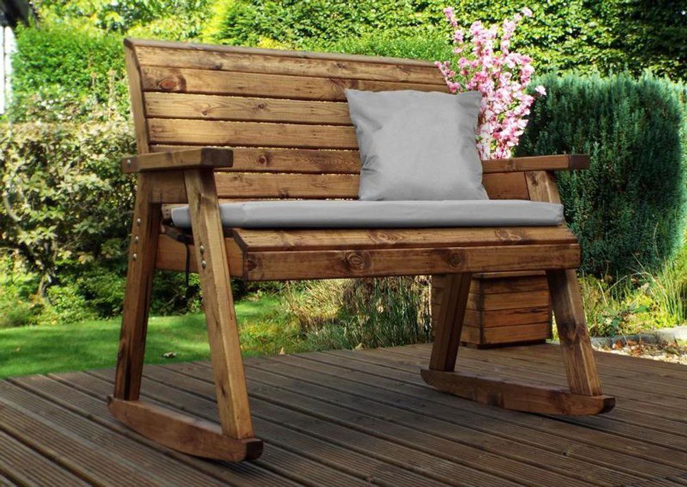Charles Taylor Trading Rocker Garden Bench Two Seater - Uncategorized Garden Chairs