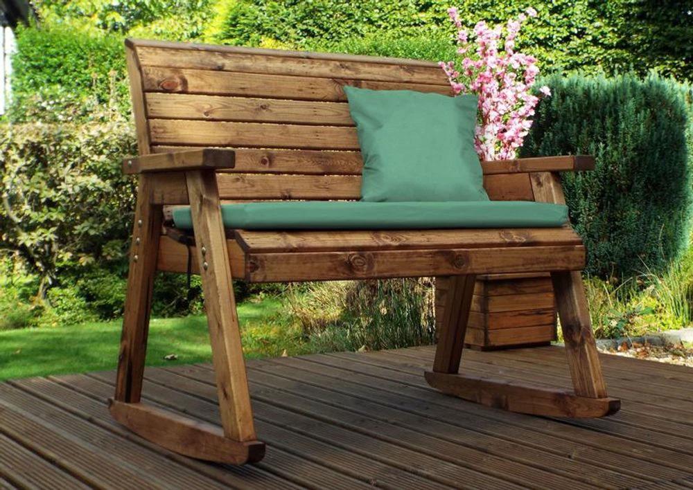 Charles Taylor Trading Rocker Garden Bench Two Seater - Uncategorized Garden Chairs