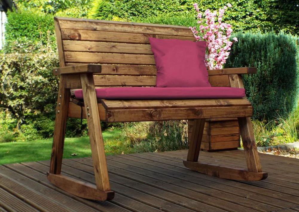 Charles Taylor Trading Rocker Garden Bench Two Seater - Uncategorized Garden Chairs