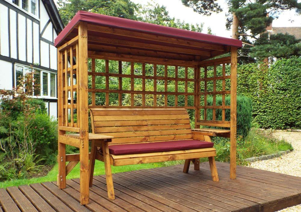 Charles Taylor Trading Wentworth Three Seater Garden Abour Green - Uncategorized Garden Chairs
