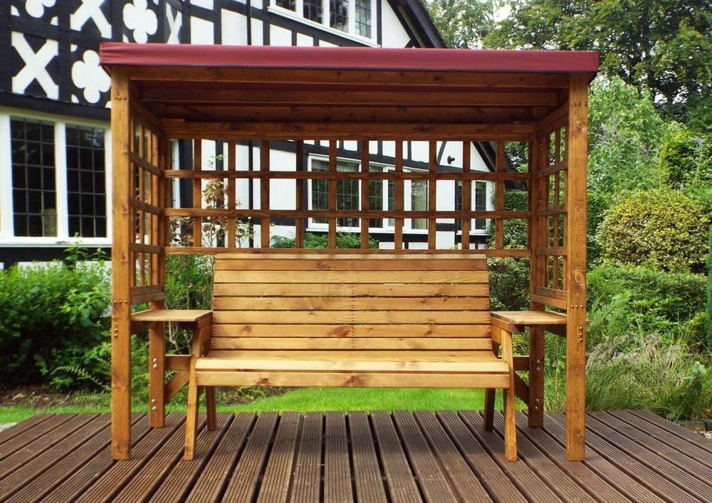 Wentworth Three Seater Garden Abour Green by Charles Taylor Trading