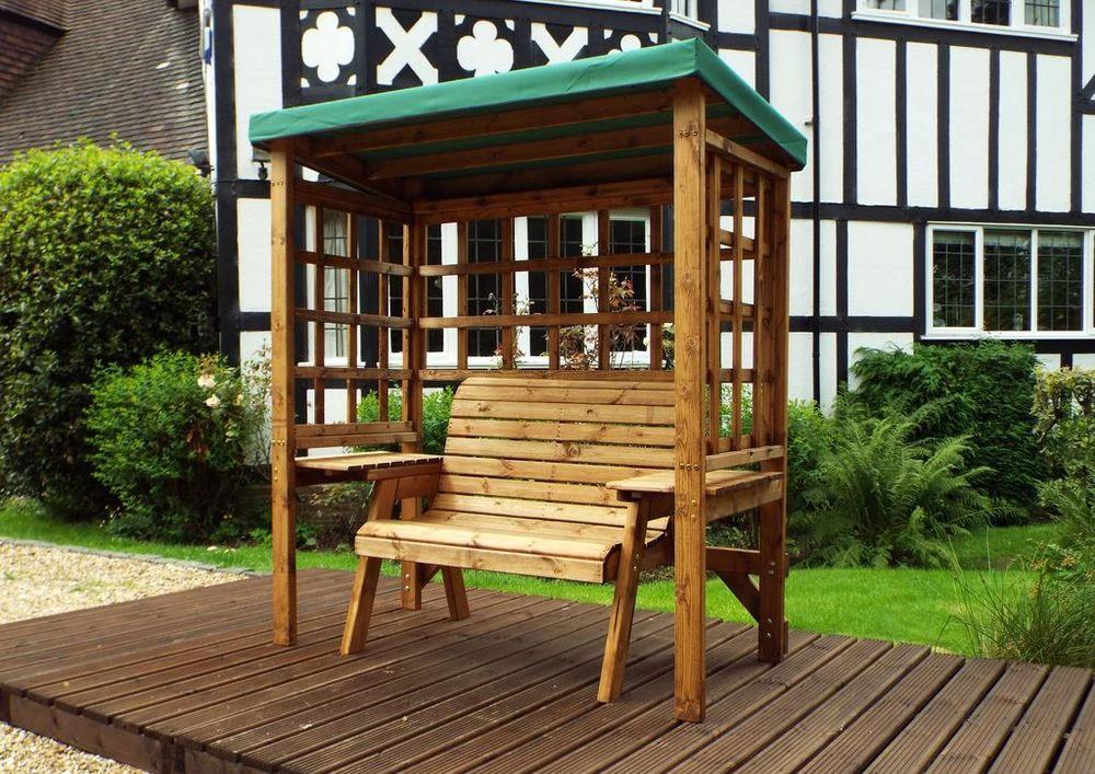 Wentworth Two Seat Arbour Green by Charles Taylor Trading