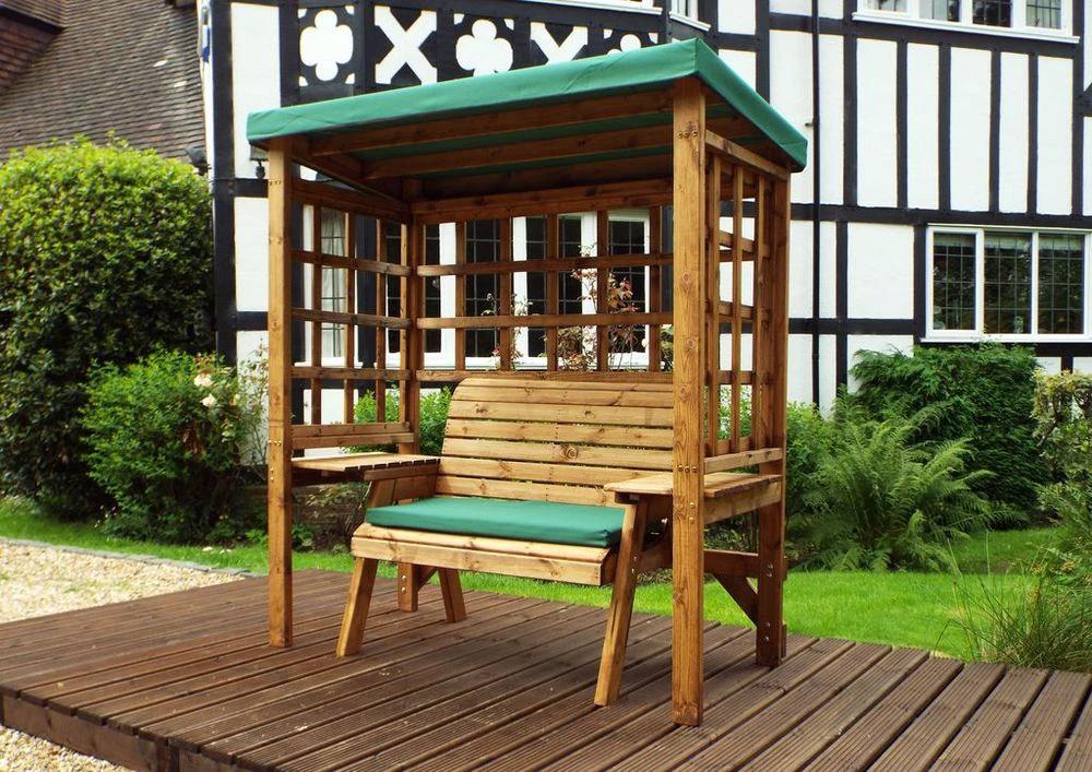 Wentworth Two Seat Arbour Green by Charles Taylor Trading