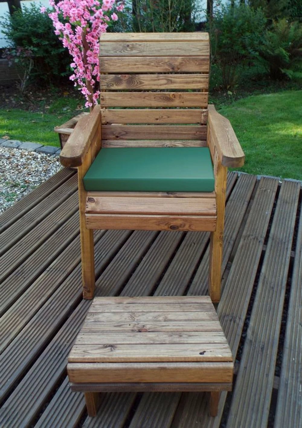 Charles Taylor Trading One Seater Garden Lounger - Uncategorized Garden Chairs