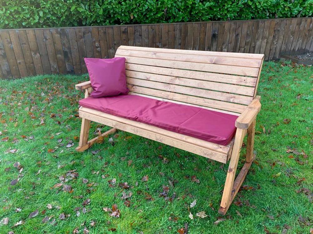 Charles Taylor Trading Three Seater Rocker Garden Bench - Uncategorized Garden Chairs