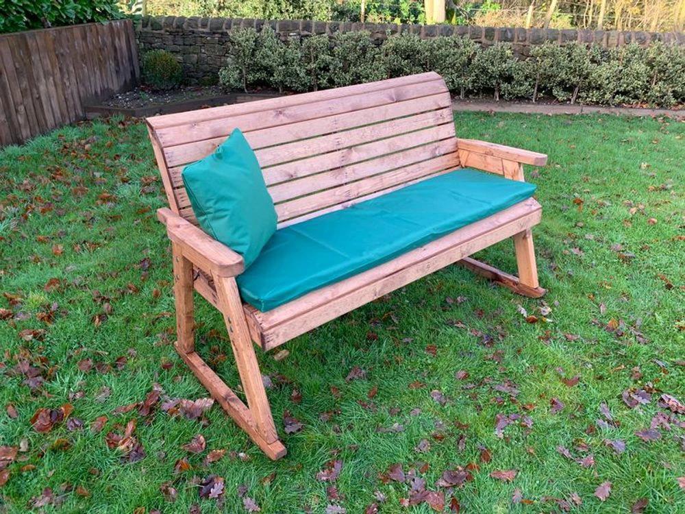 Charles Taylor Trading Three Seater Rocker Garden Bench - Uncategorized Garden Chairs