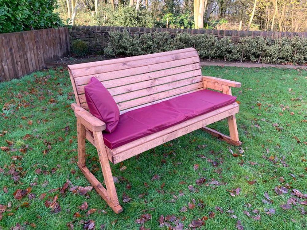 Charles Taylor Trading Three Seater Rocker Garden Bench - Uncategorized Garden Chairs