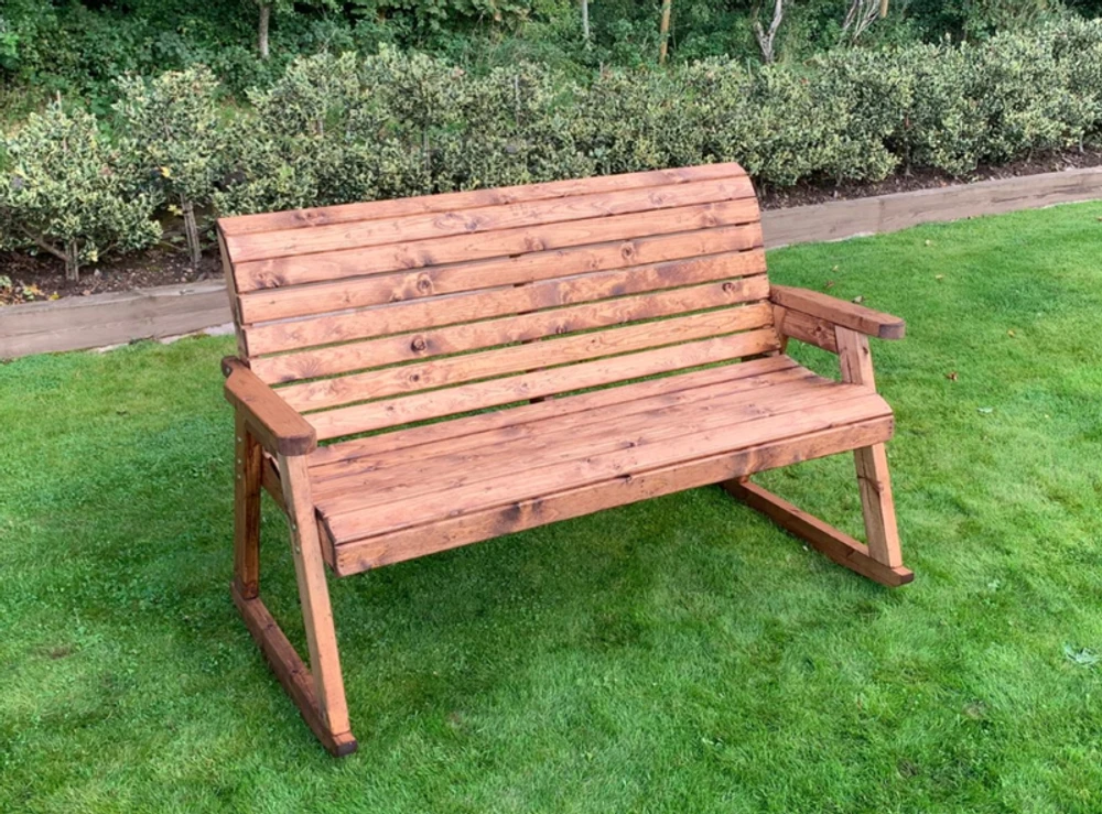 Charles Taylor Trading Three Seater Rocker Garden Bench - Uncategorized Garden Chairs