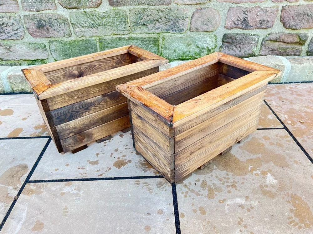 Charles Taylor Trading Regular Wooden Trough Garden Set - Uncategorized Garden Set