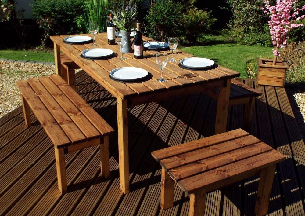 Charles Taylor Trading Eight Seater Table Garden Set (Forms) - Uncategorized Garden Set