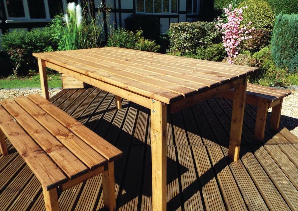 Charles Taylor Trading Six Seater Table Garden Set (Forms) - Uncategorized Garden Set