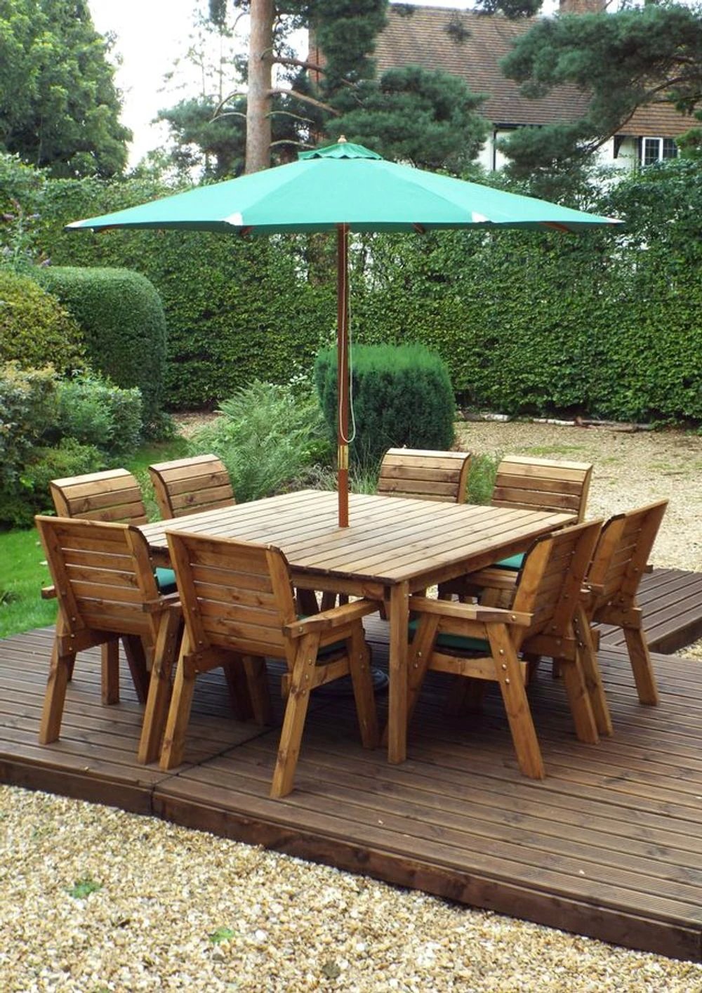 Charles Taylor Trading Eight Seater Garden Table Set - Uncategorized Garden Set