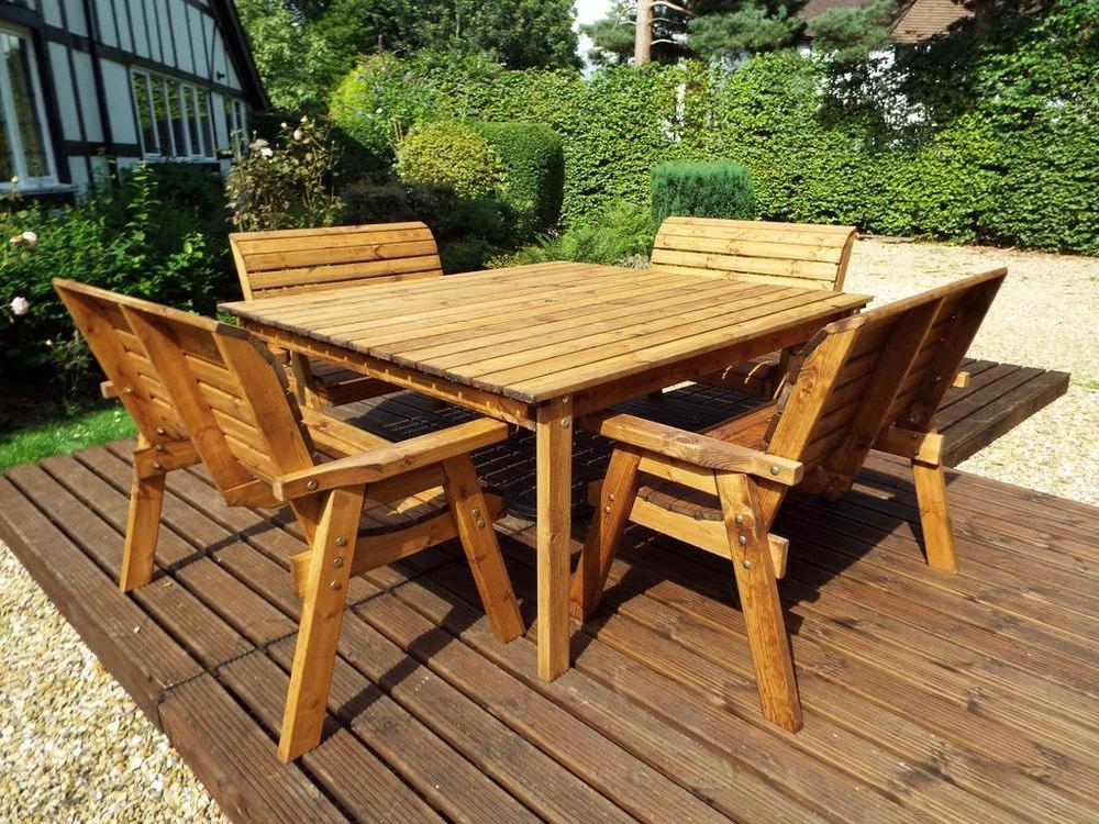 Charles Taylor Trading Eight Seater Table Garden Set - Uncategorized Garden Set