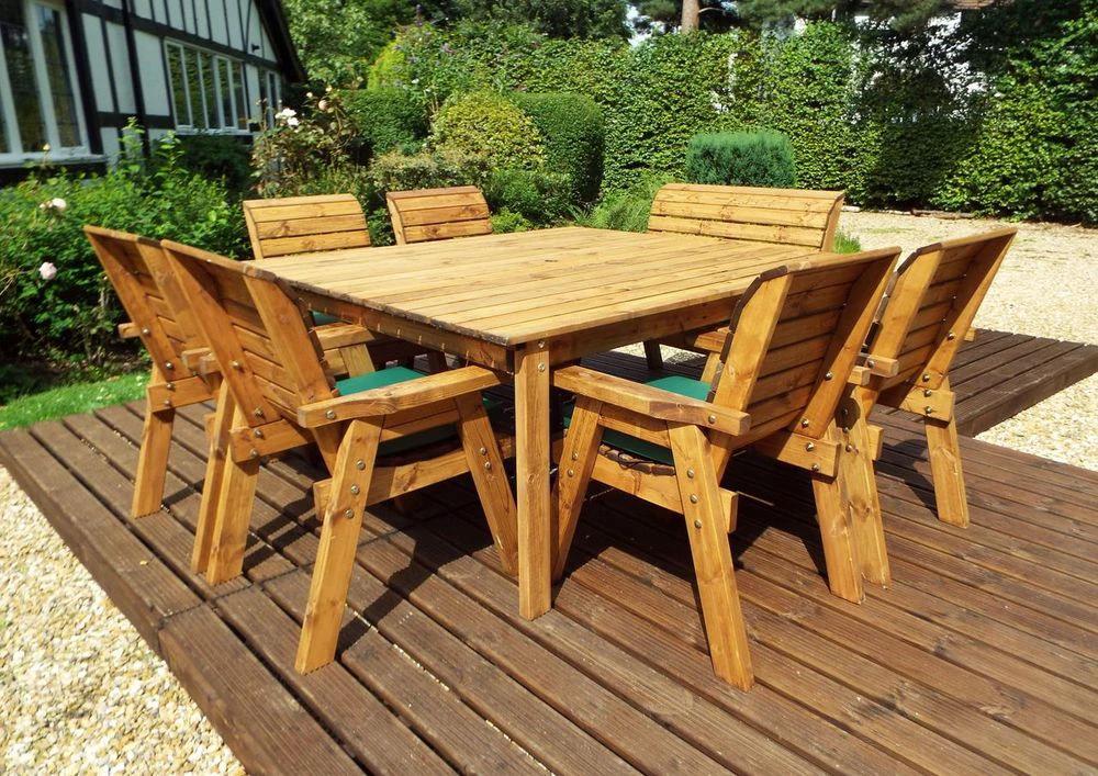 Charles Taylor Trading Eight Seater Table Garden Set - Uncategorized Garden Set