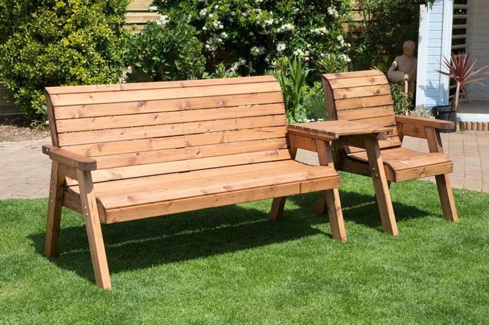 Charles Taylor Trading Four Seater Companion Garden Set Straight - Uncategorized Garden Set
