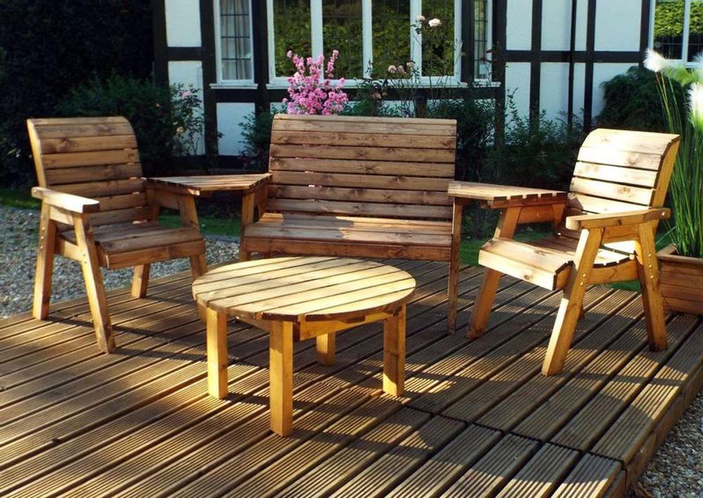Charles Taylor Trading Four Seater Garden Set Round - Uncategorized Garden Set