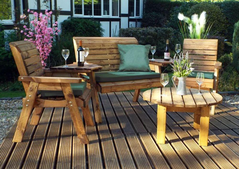 Four Seater Garden Set Round by Charles Taylor Trading
