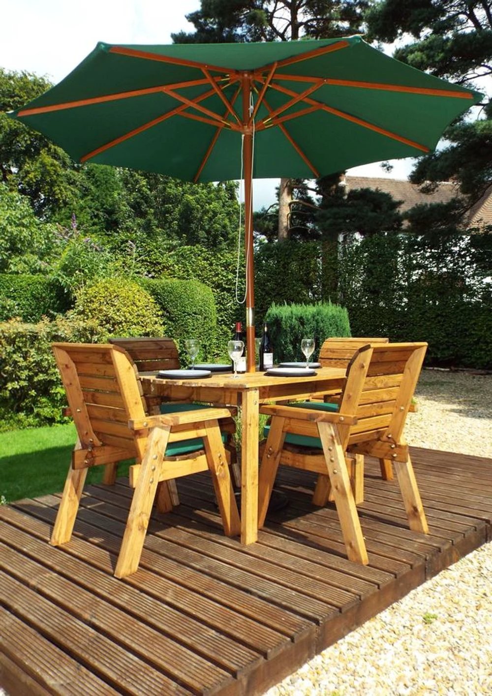Charles Taylor Trading Four Seater Rect Table Set - Uncategorized Garden Set