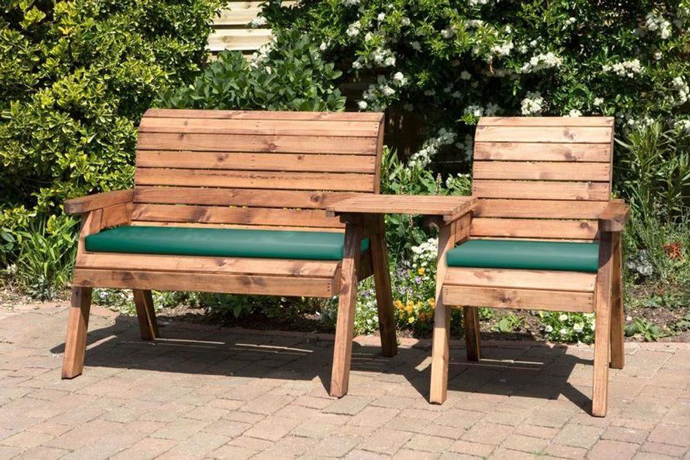 Charles Taylor Trading Three Seat Companion Garden Set Straight - Uncategorized Garden Set