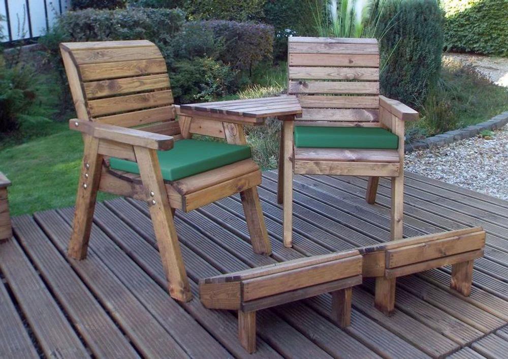 Deluxe Lounger Garden Set Angled by Charles Taylor Trading
