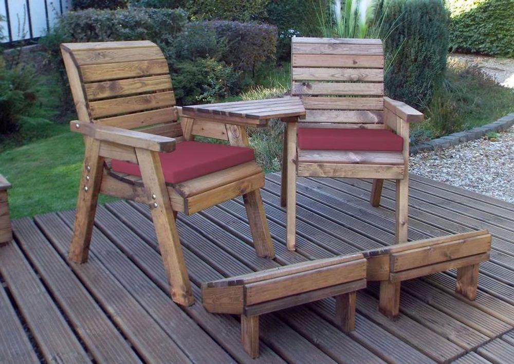 Deluxe Lounger Garden Set Angled by Charles Taylor Trading