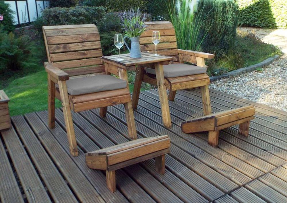 Charles Taylor Trading Deluxe Lounger Garden Set Straight - Uncategorized Garden Set