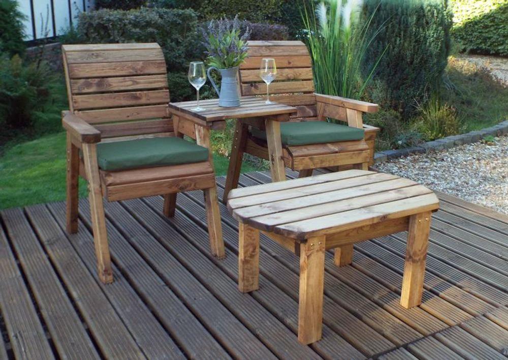 Charles Taylor Trading Twin Companion Dining Garden Set Straight - Uncategorized Garden Set