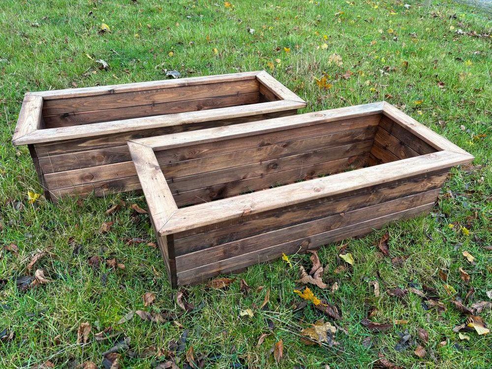 Extra Large Wooden Garden Trough by Charles Taylor Trading