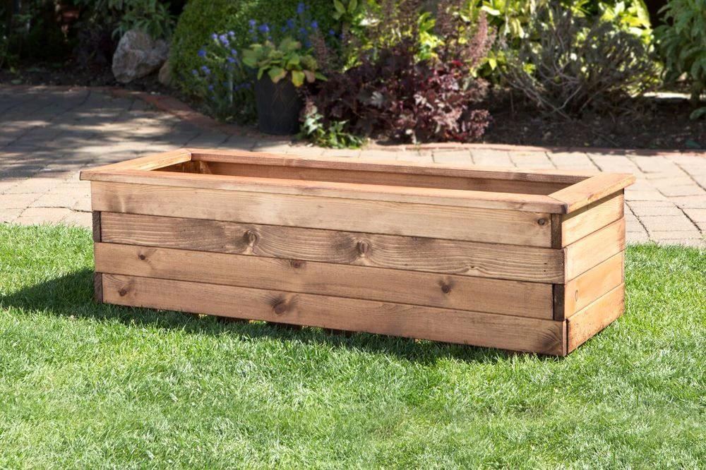 Charles Taylor Trading Extra Large Wooden Garden Trough - Uncategorized Garden Storage