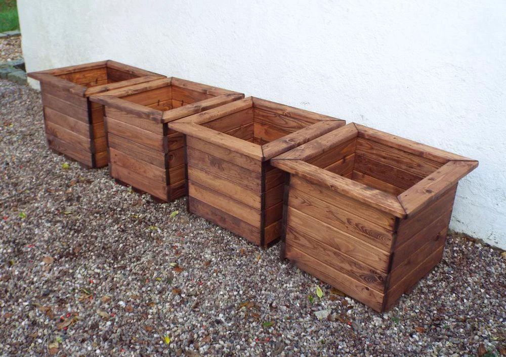 Large Square Garden Planter by Charles Taylor Trading