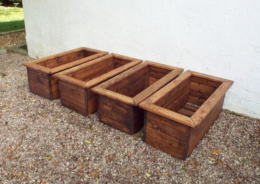 Wooden Trough Garden Set by Charles Taylor Trading