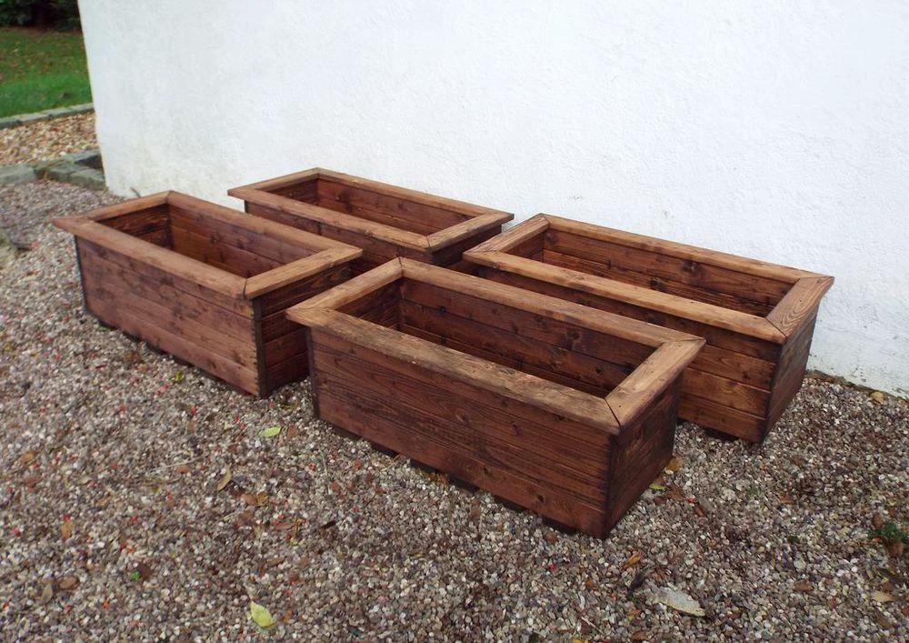 Wooden Trough Garden Set by Charles Taylor Trading