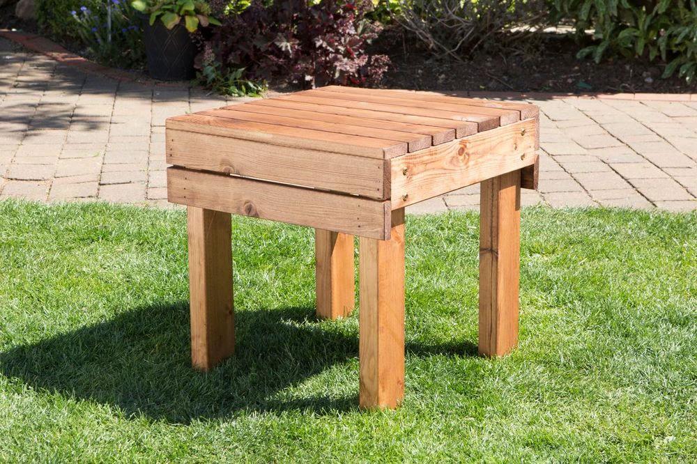 Charles Taylor Trading Garden Drinks Table Boxed Free Standing - FSC Wood - Uncategorized Garden Storage