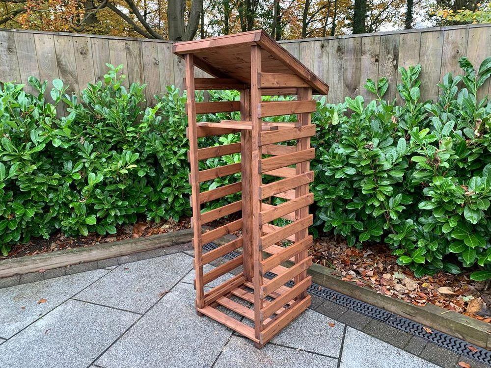 Charles Taylor Trading Garden Log Store - FSC Wood - Uncategorized Garden Storage