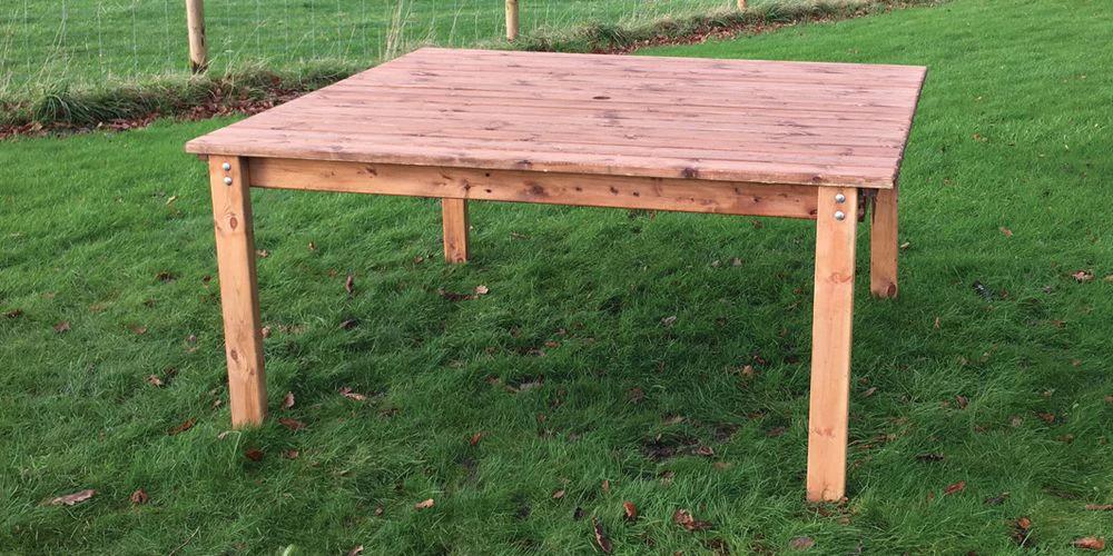 Traditional Square Garden Dinning Table by Charles Taylor Trading