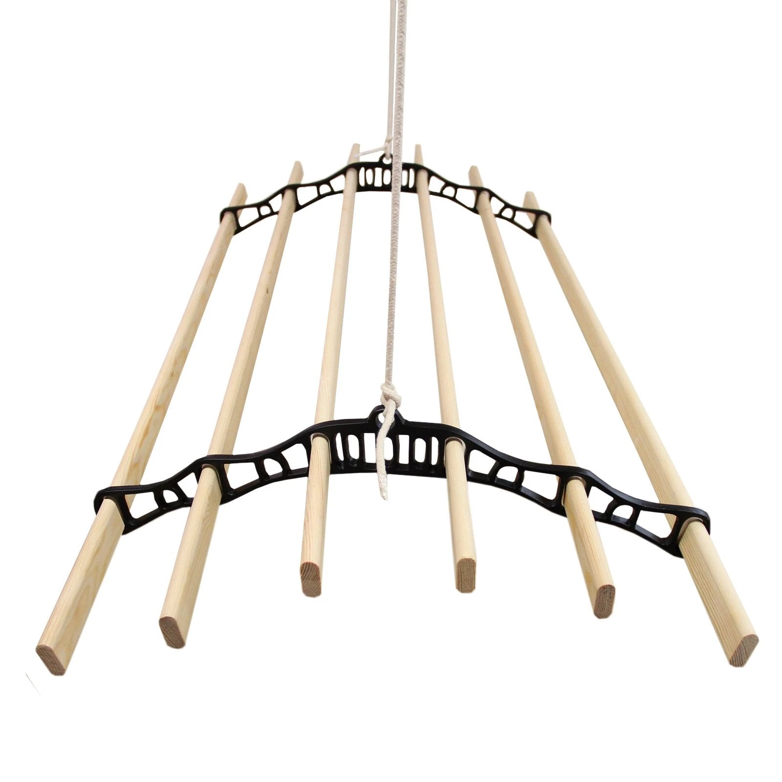 Clothing Airer Ceiling Pulley - Black - 2m by Monster Shop