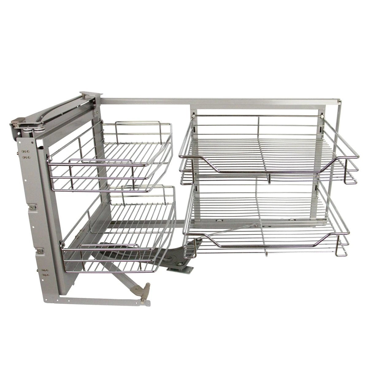 KuKoo Corner Kitchen Cupboard Pull Out Drawers - Left Hand by Monster Shop