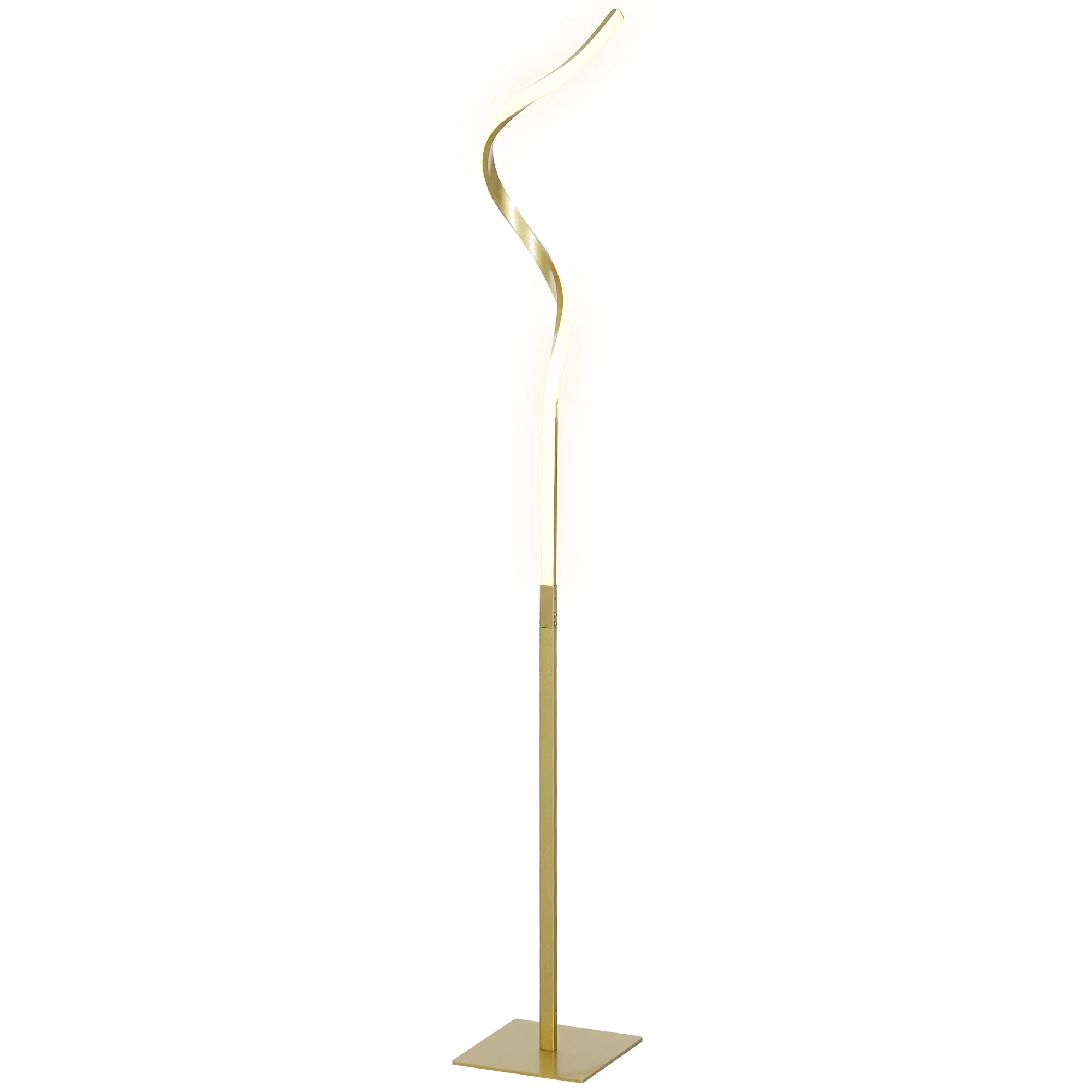 HOMCOM LED Floor Lamp 3 Adjustable Brightness for Living Room - Lamp