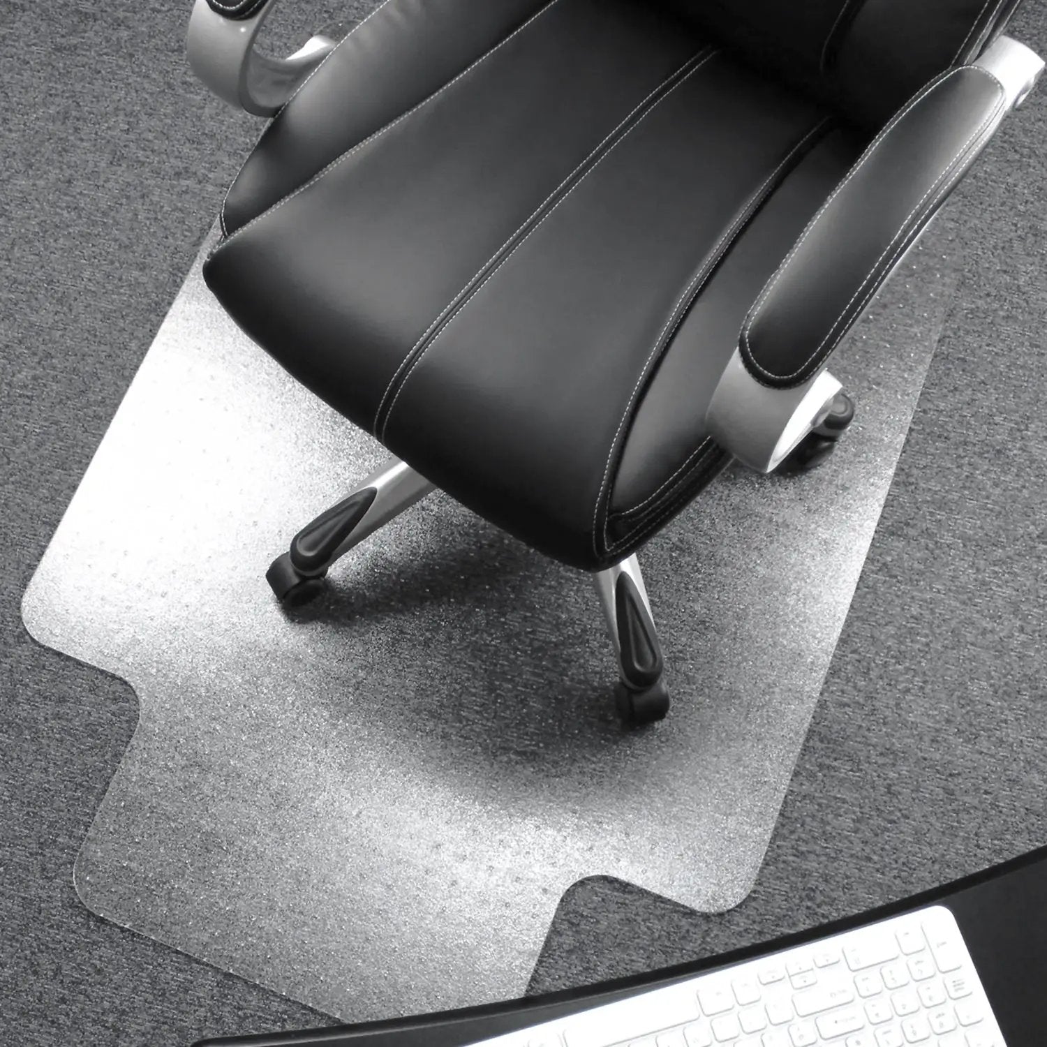 Floortex® Ultimat® Polycarbonate Lipped Chair Mat for Carpets up to 12mm - 89 x 119cm - Rug