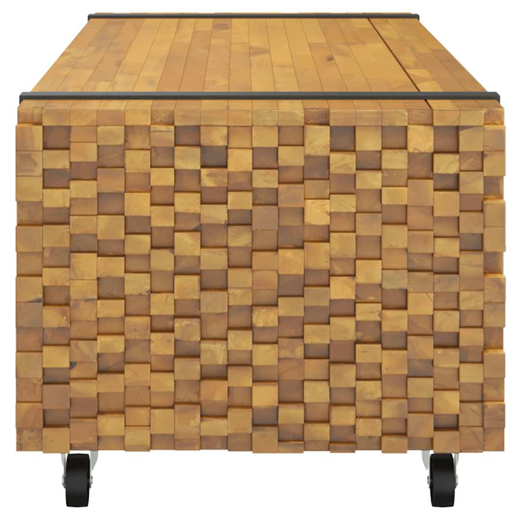 vidaXL VidaXL Coffee Table 110x45x35 cm Solid Teak Wood for Living Room and Entertainment Area - Coffee Table