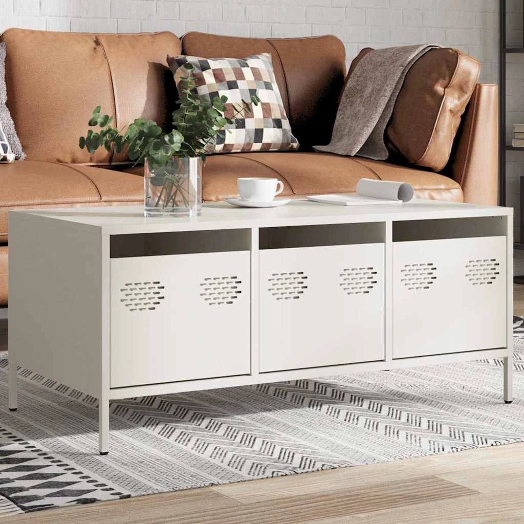 vidaXL vidaXL Coffee Table 101.5x50x43.5cm Steel - Coffee Table