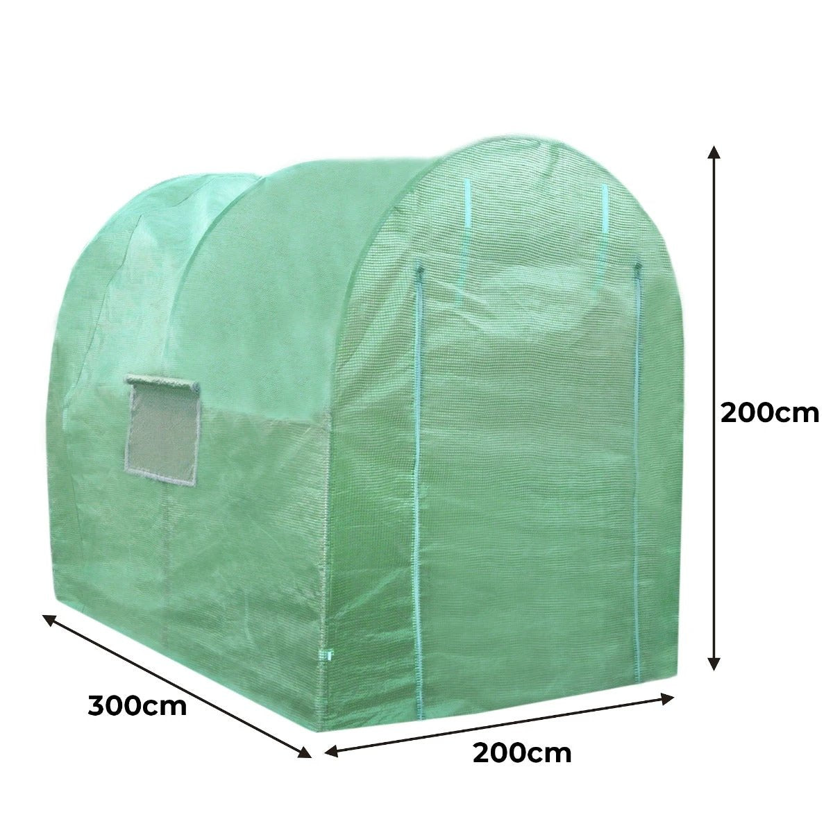 Monster Shop Pro Polytunnel 3m x 2m Enclosed for Gardeners - Uncategorized Greenhouse
