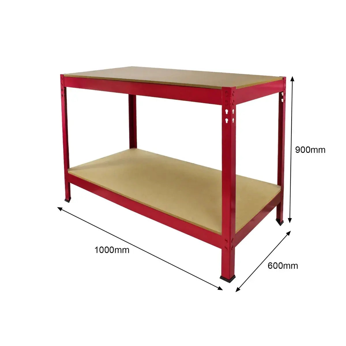 Monster Shop Q-RAX Red Workbench 100cm -