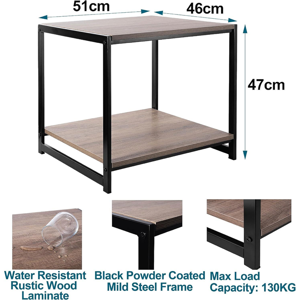 Direct Online Houseware Coffee Table Black Powder Coated - Coffee Tables Coffee Table