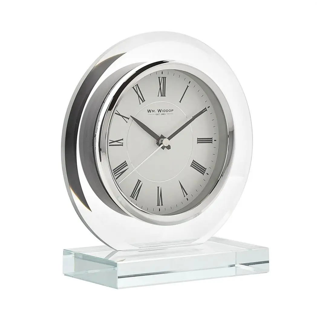 Widdop Wm.Widdop Round Glass Mantel Clock - Clock
