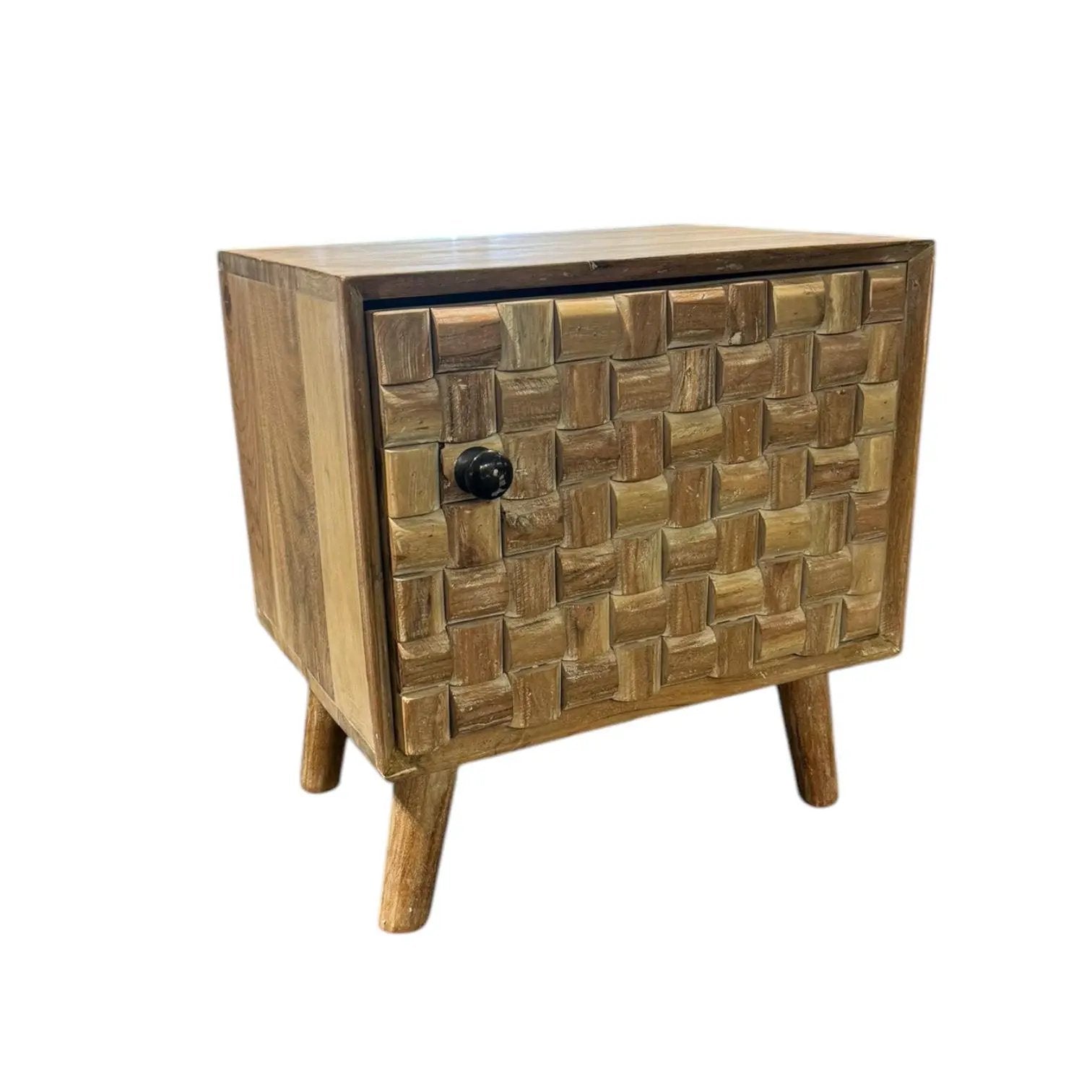 MSL 47CM WOODEN BEDSIDE CABINET - Bedside Table