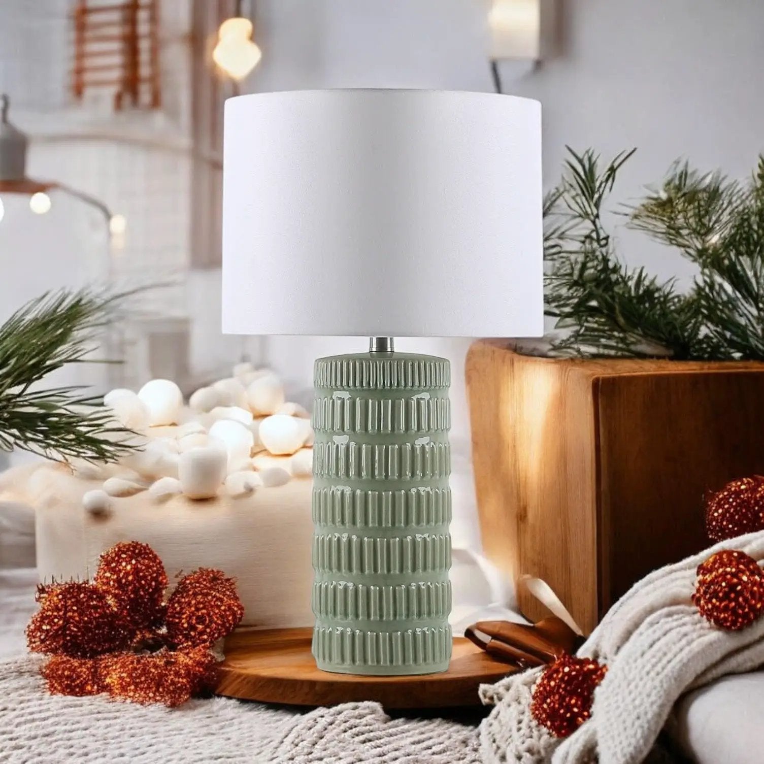 MSL 43CM LAMP AND SHADE - Lamp