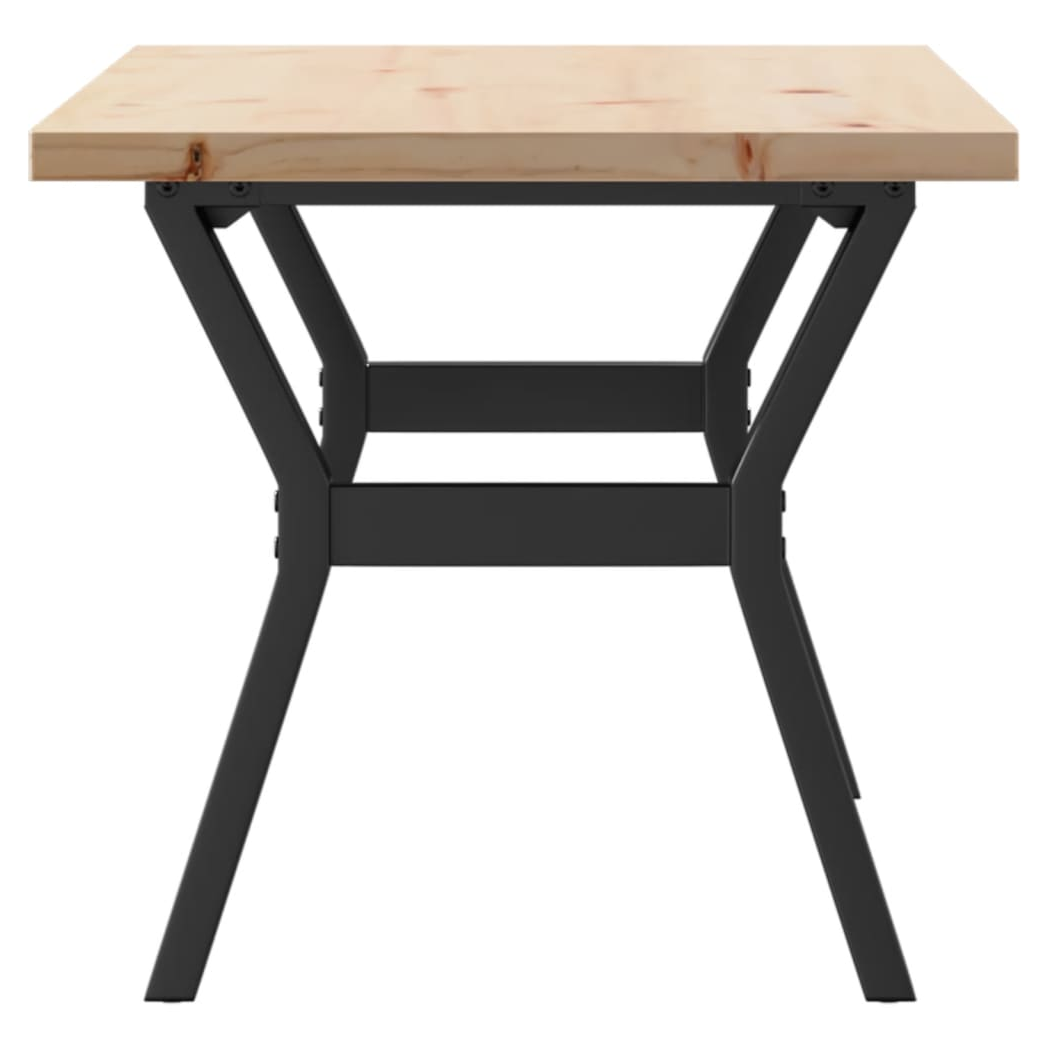 VidaXL Y-Frame Table 100x50x45.5 Pine Living Room by vidaXL
